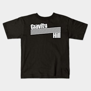 Gravity Hill - Spooky Locations (white) Kids T-Shirt